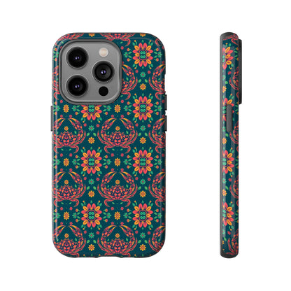 Tough Cases, Cancer, Zodiac v4, Flower Pattern