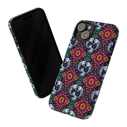 Tough Cases, Pisces, Zodiac v4, Flower Pattern