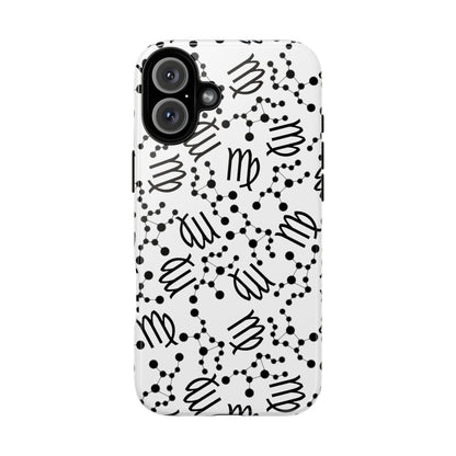 Tough Cases with the Virgo Zodiac sign for iPhone, Samsung Galaxy, and Google Pixel devices