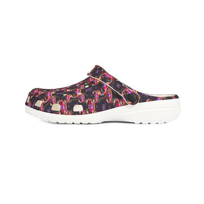 EVA Foam Rubber Shoes, (AOP), Cancer, Zodiac v4, Pattern