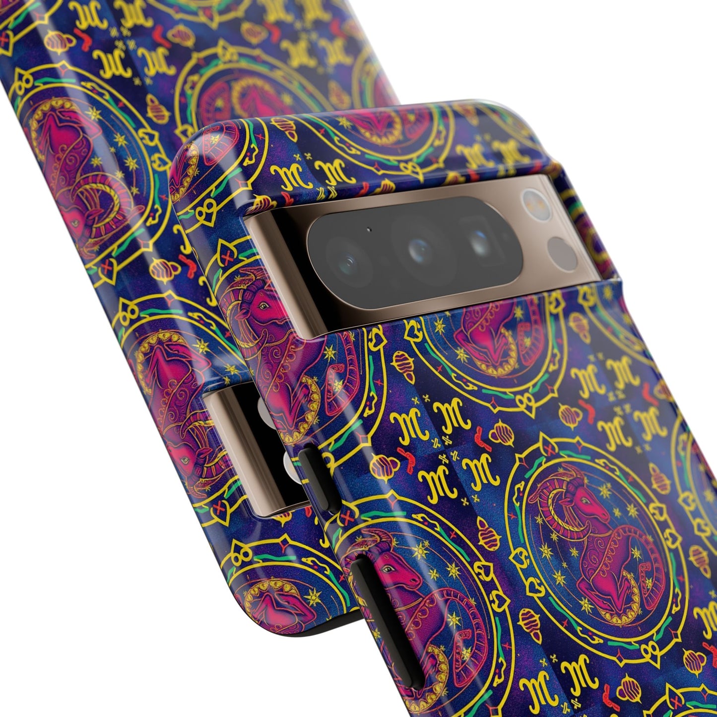 Tough Cases, Capricorn, Zodiac, Metal Pattern
