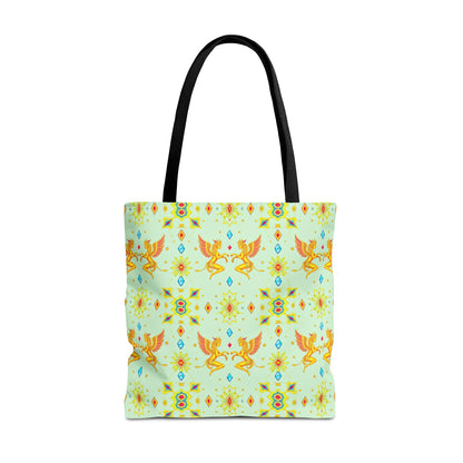 Tote Bag (AOP), Gemini, Zodiac v1, Jewel Pattern