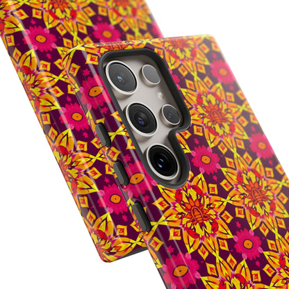 Tough Cases, Scorpio, Zodiac v1, Flower Pattern