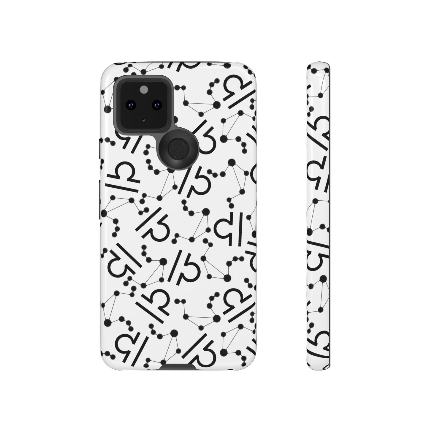 Tough Cases with the Libra Zodiac sign for iPhone, Samsung Galaxy, and Google Pixel devices