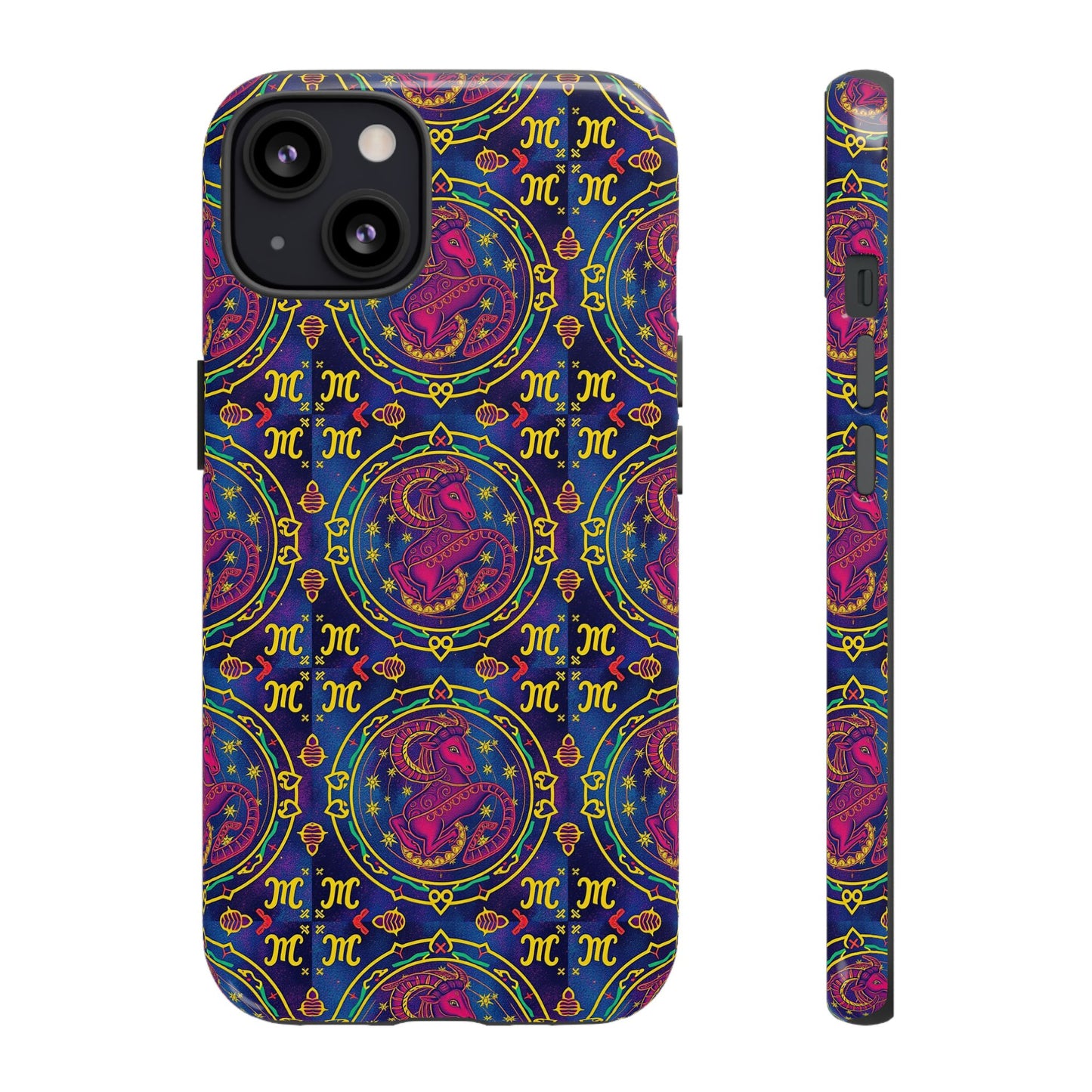 Tough Cases, Capricorn, Zodiac, Metal Pattern