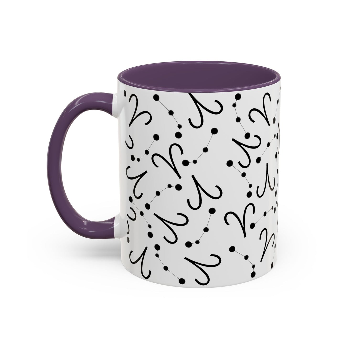 Accent Coffee Mug with the Aries sign (11, 15oz)