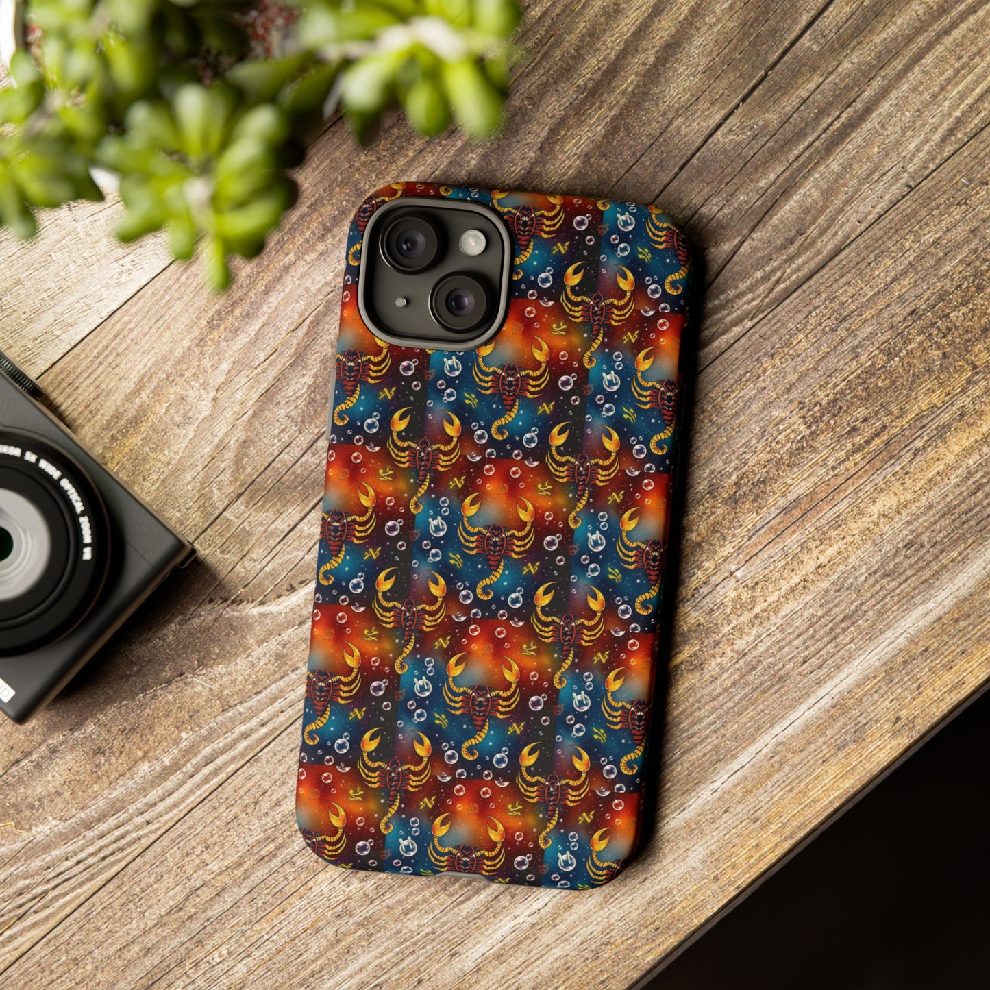 Tough Cases, Scorpio, Zodiac v2, Bubble Pattern