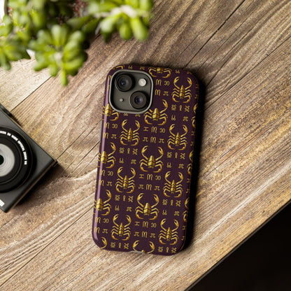 Tough Cases, Scorpio, Zodiac v2, Metal Pattern