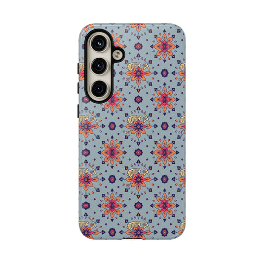 Tough Cases, Sagittarius, Zodiac v3, Flower Pattern