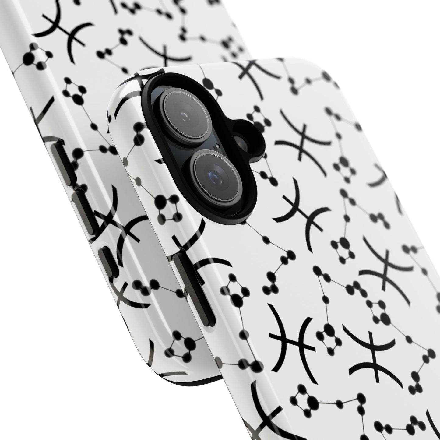 Tough Cases with the Pisces Zodiac sign for iPhone, Samsung Galaxy, and Google Pixel devices
