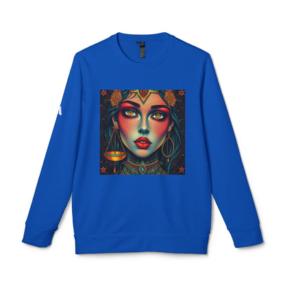 Adidas, Unisex Fleece Crewneck Sweatshirt, Libra, Pop Art v1, Zodiac