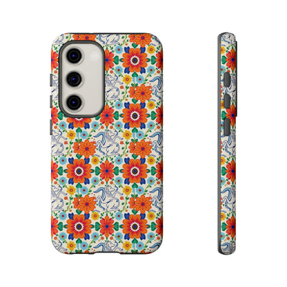 Tough Cases, Virgo, Zodiac v4, Flower Pattern
