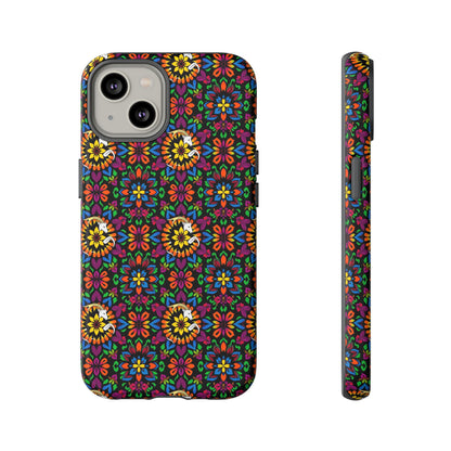 Tough Cases, Capricorn, Zodiac v2, Flower Pattern