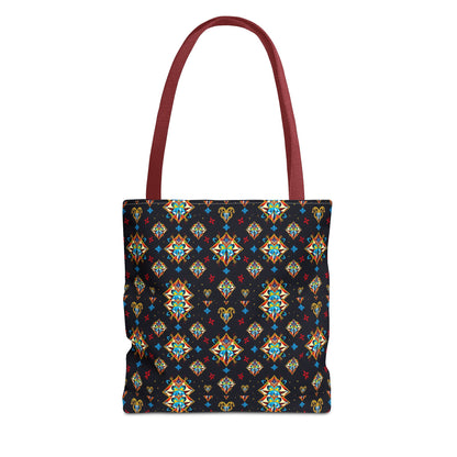 Tote Bag (AOP), Sagittarius, Zodiac v1, Jewel Pattern