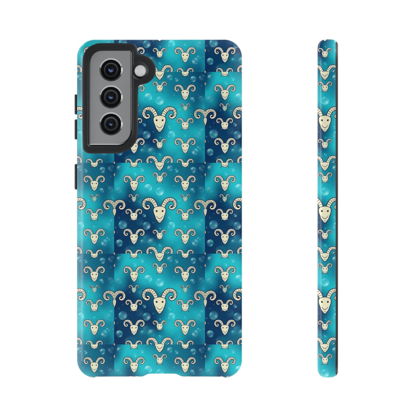 Tough Cases, Aries, Zodiac v1, Bubble Pattern