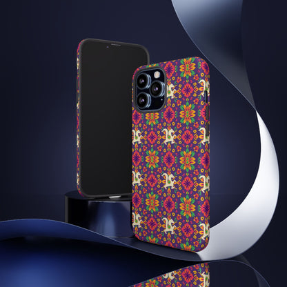 Tough Cases, Aquarius, Zodiac v1, Flower Pattern