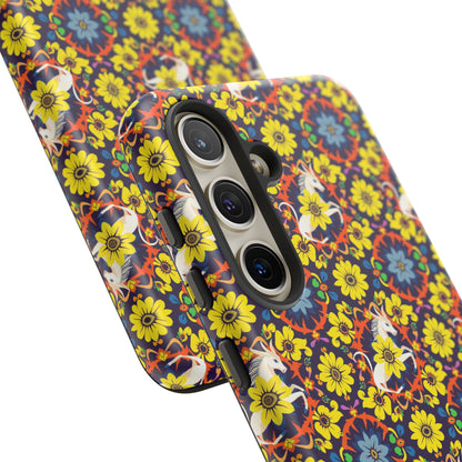 Tough Cases, Aquarius, Zodiac v3, Flower Pattern