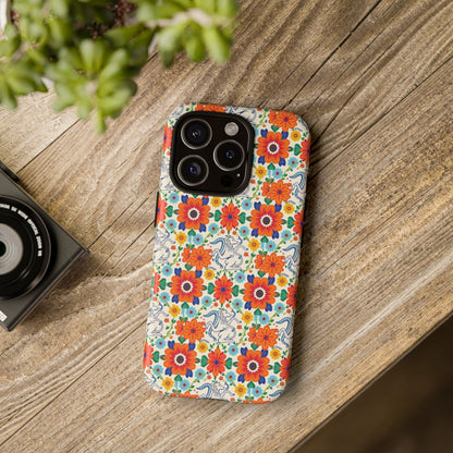 Tough Cases, Virgo, Zodiac v4, Flower Pattern