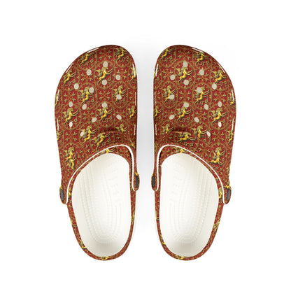 EVA Foam Rubber Shoes, (AOP), Sagittarius, Zodiac v3, Pattern