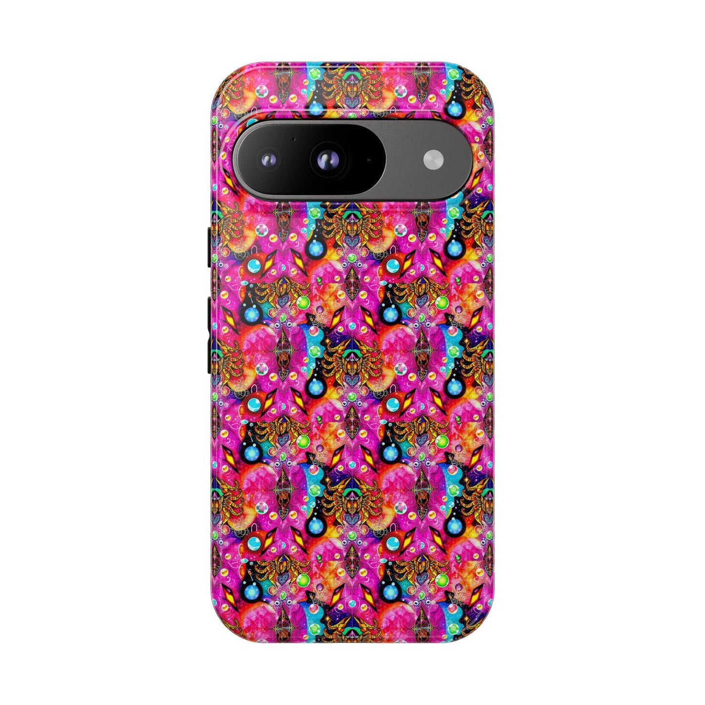 Tough Cases, Scorpio, Zodiac v1, Bubble Pattern