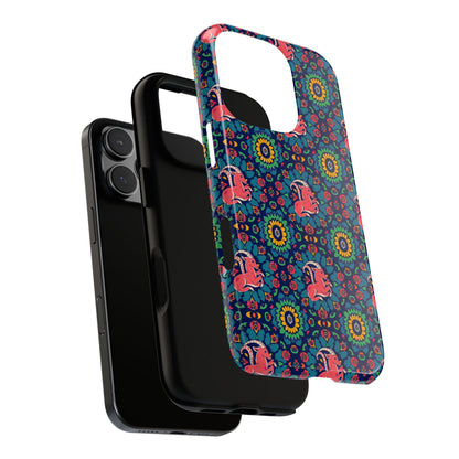 Tough Cases, Capricorn, Zodiac v1, Flower Pattern