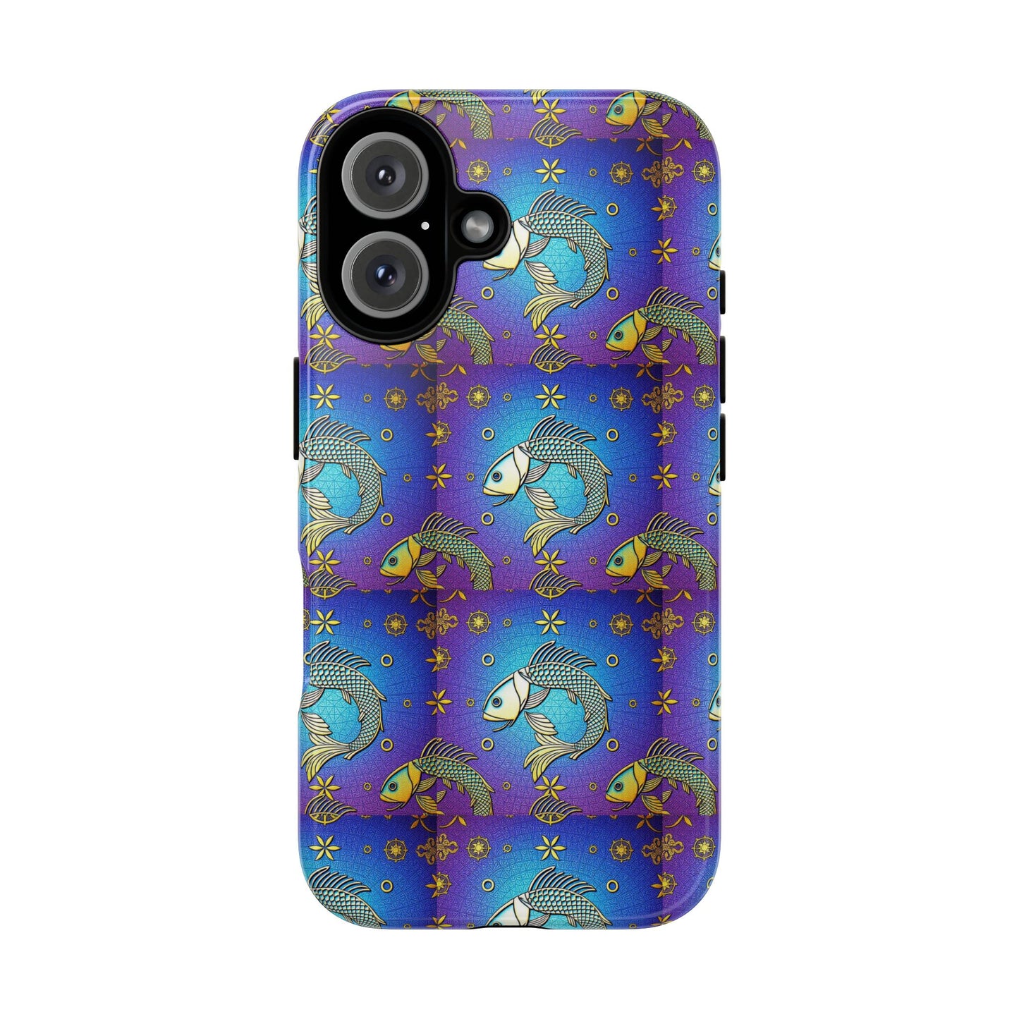 Tough Cases, Pisces, Zodiac v2, Metal Pattern