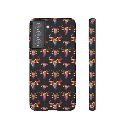 Tough Cases, Taurus, Zodiac, Metal Pattern