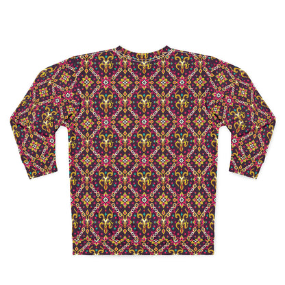 Unisex Sweatshirt (AOP), Capricorn, Zodiac, Jewel Pattern