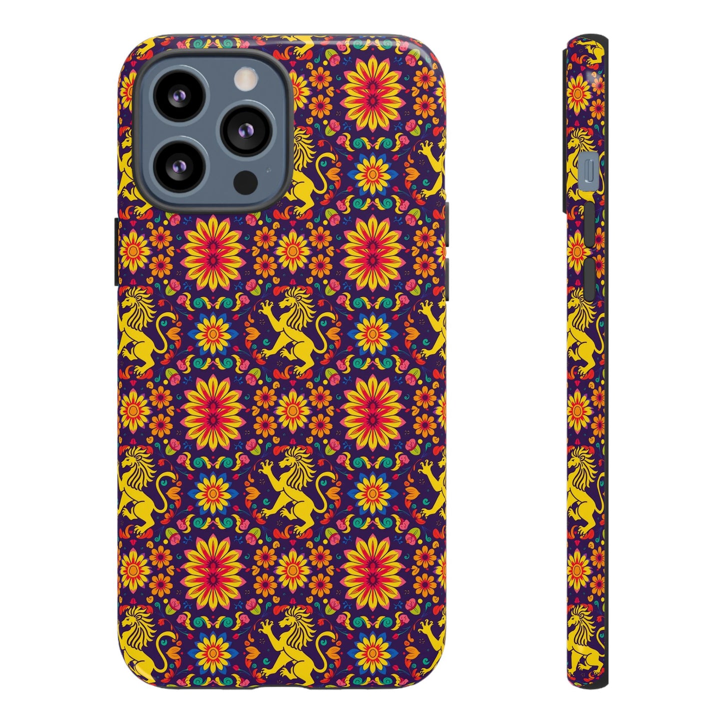 Tough Cases, Leo, Zodiac, Flower Pattern