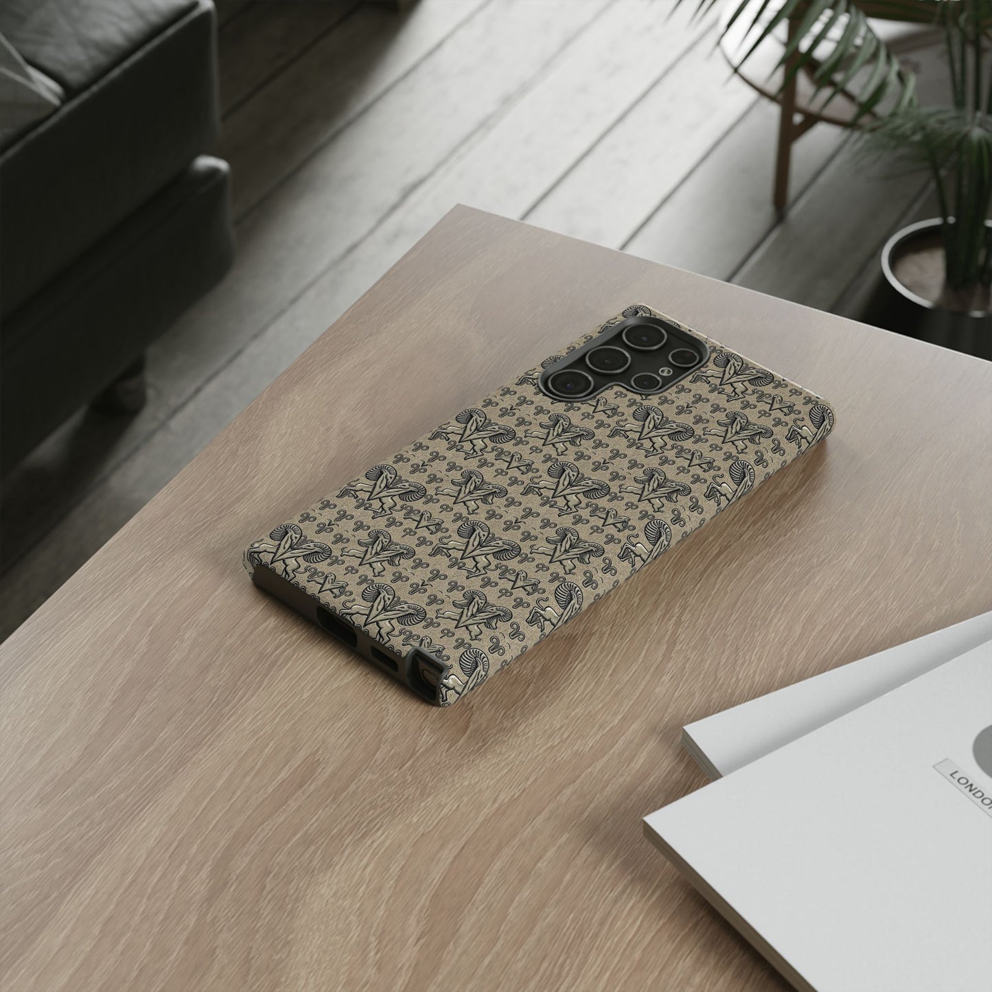 Tough Cases, Aries, Zodiac, Metal Pattern