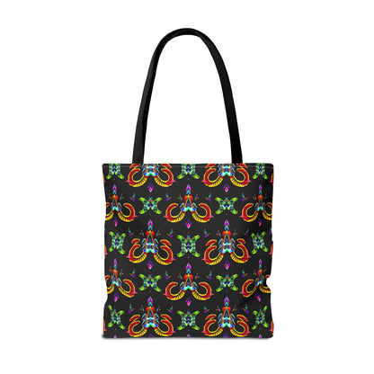 Tote Bag (AOP), Aries, Zodiac, Jewel Pattern