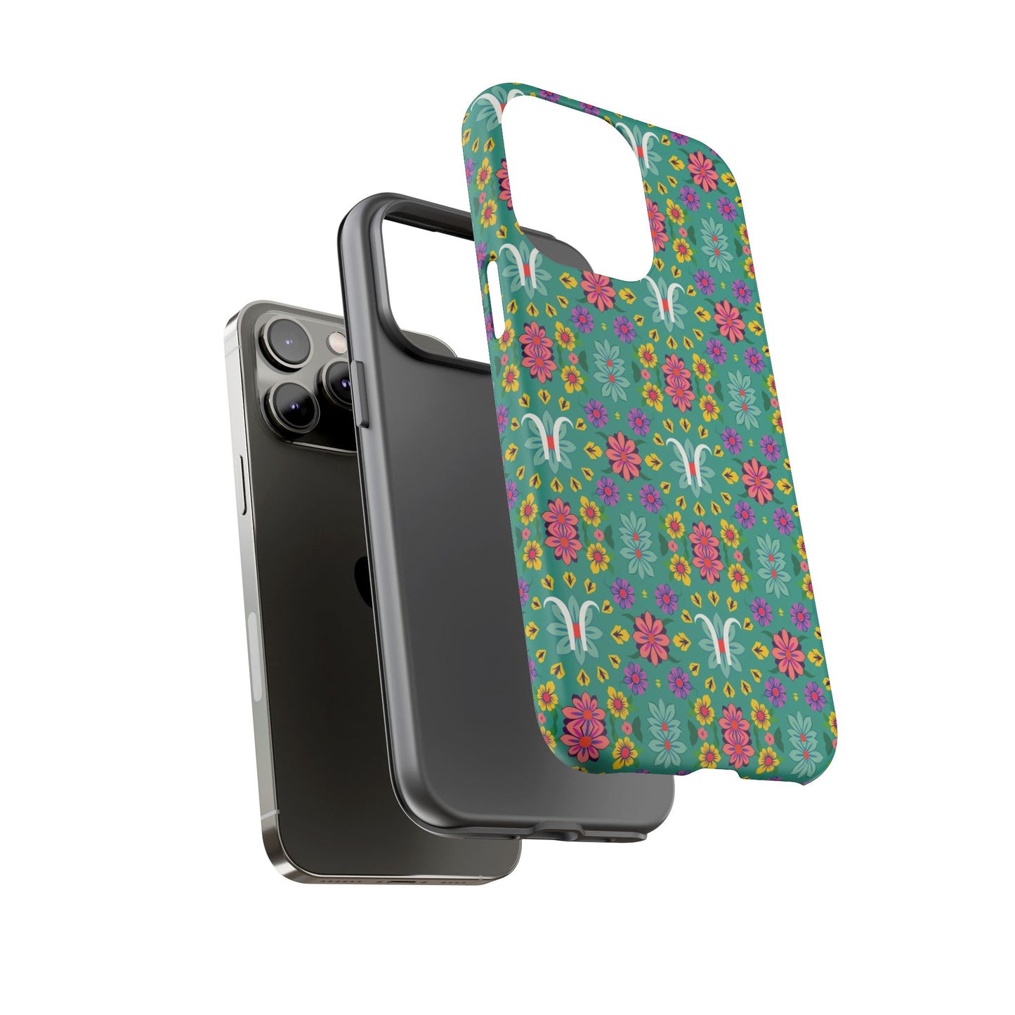 Tough Cases, Aquarius, Zodiac v4, Flower Pattern