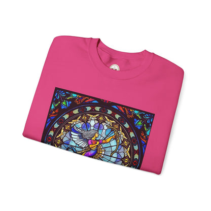 Unisex Heavy Blend™ Crewneck Sweatshirt, Glass, Sagittarius Zodiac Design