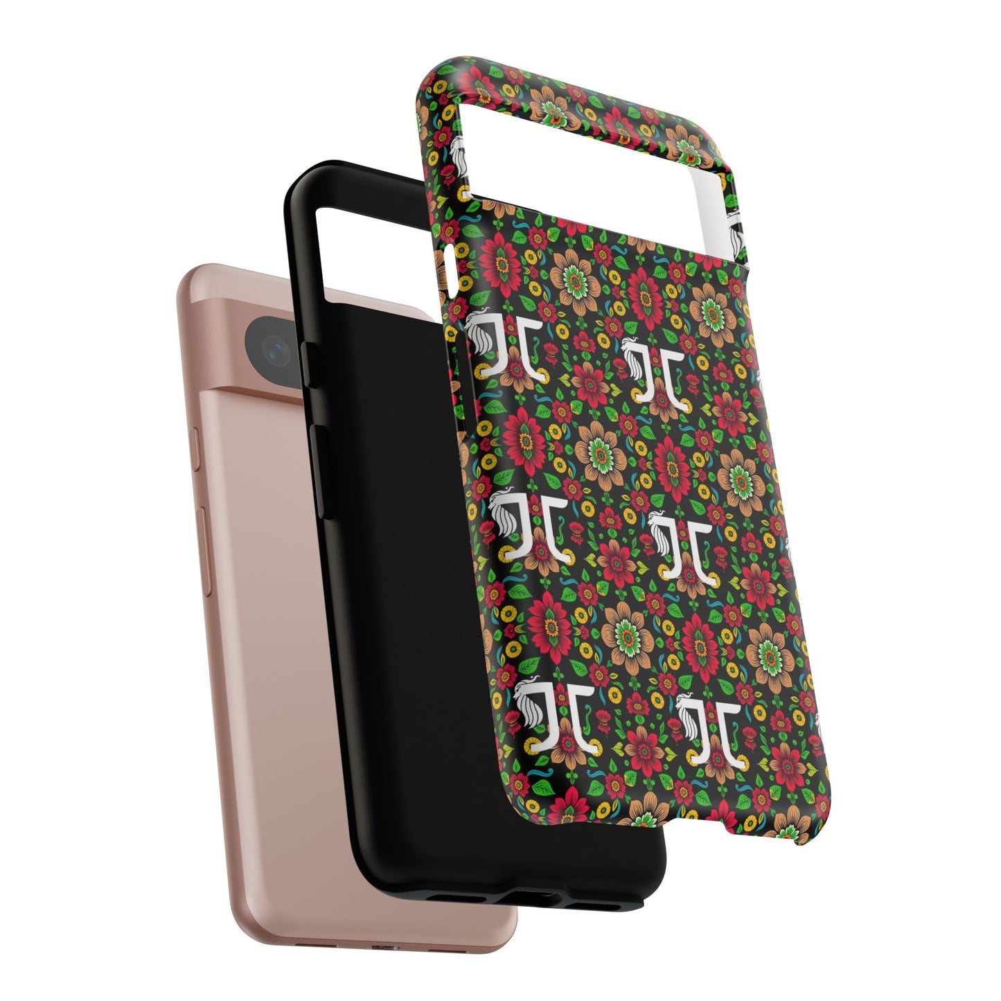 Tough Cases, Gemini, Zodiac v4, Flower Pattern