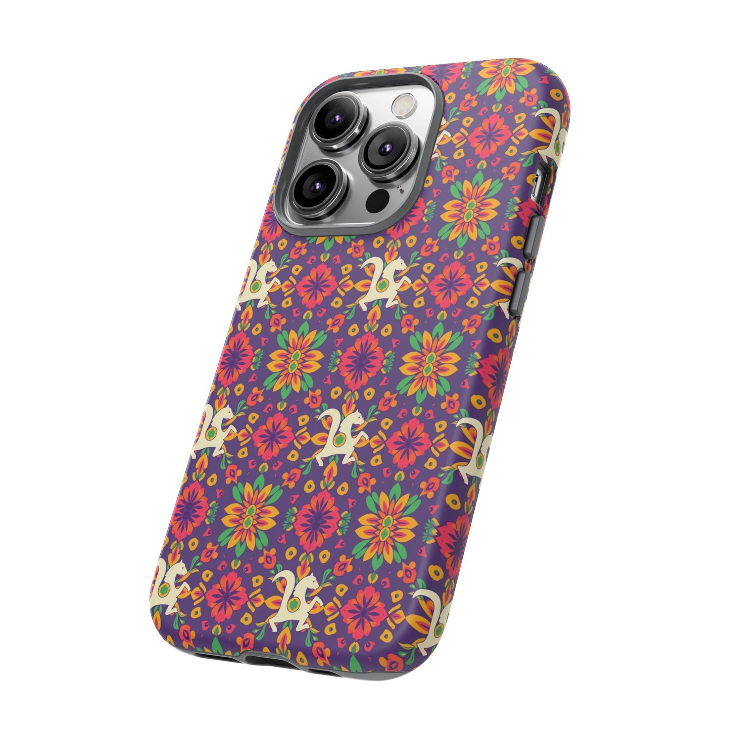 Tough Cases, Aquarius, Zodiac v1, Flower Pattern
