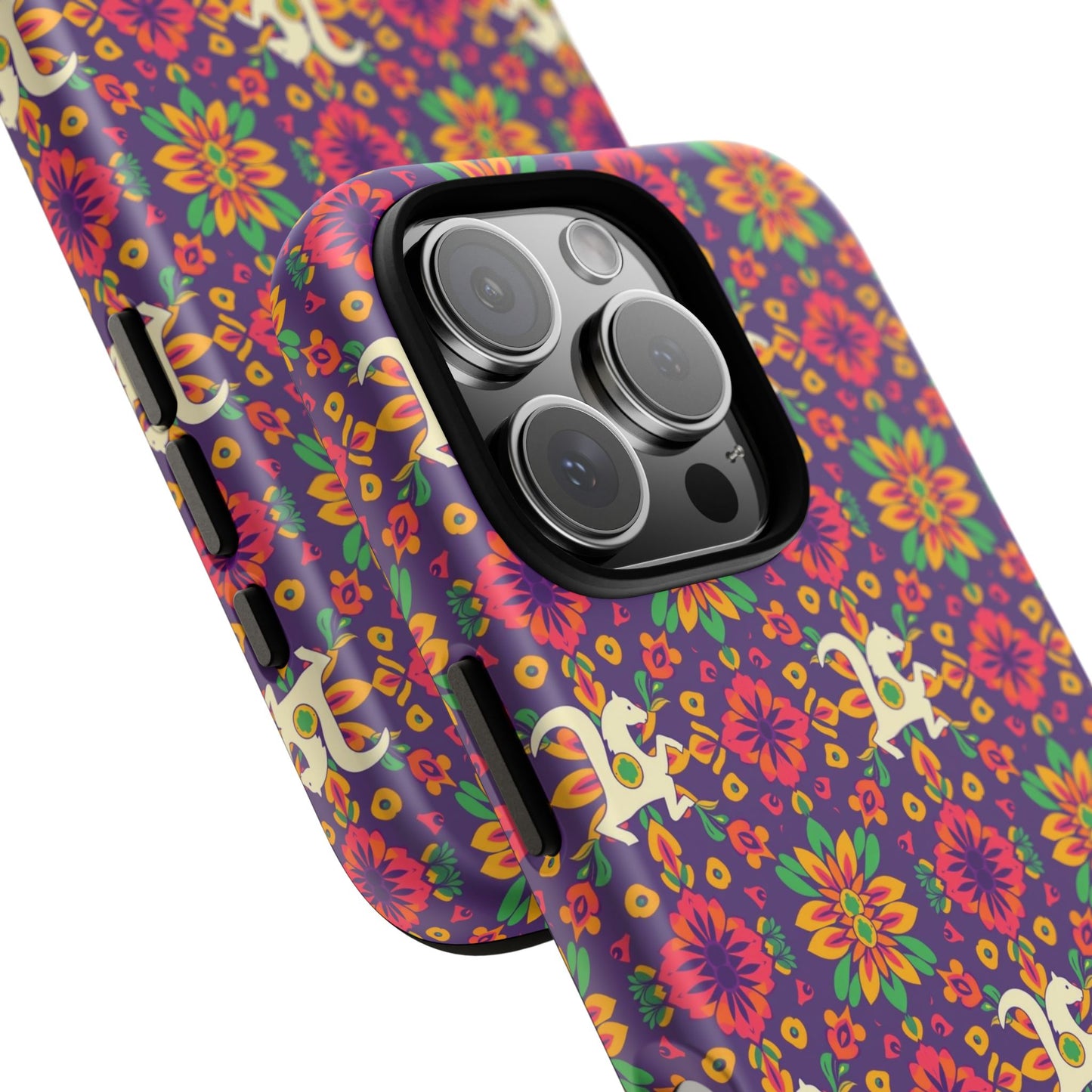 Tough Cases, Aquarius, Zodiac v1, Flower Pattern