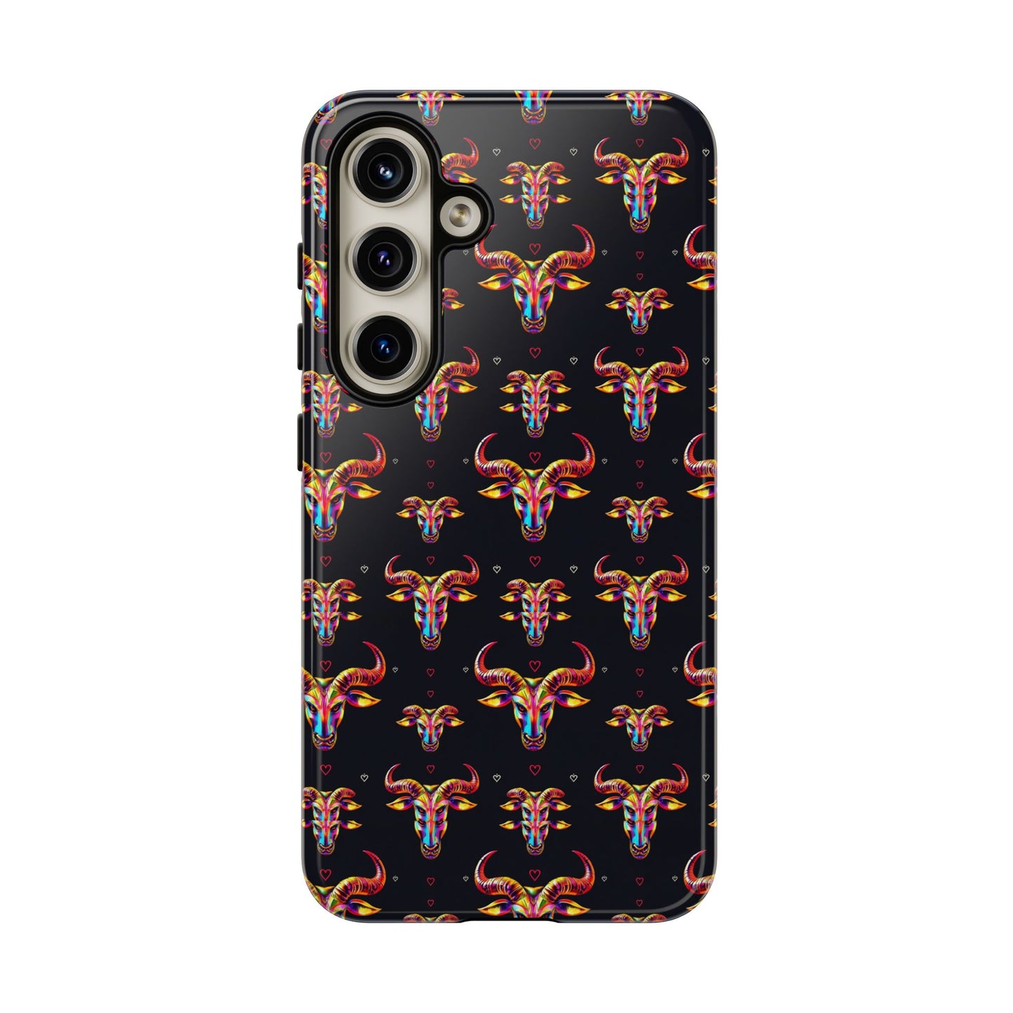 Tough Cases, Taurus, Zodiac, Metal Pattern