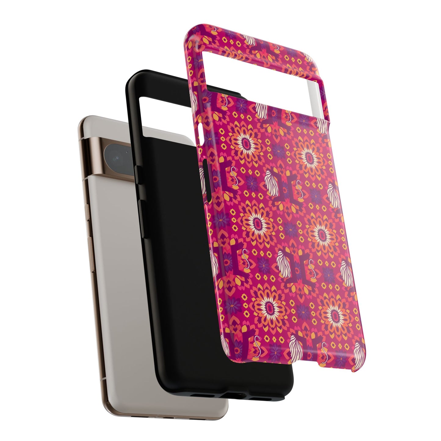 Tough Cases, Gemini, Zodiac v1, Flower Pattern