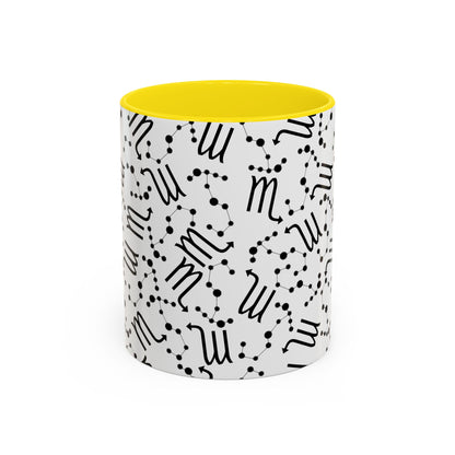 Accent Coffee Mug with the Scorpio sign (11, 15oz)