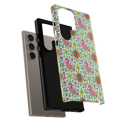 Tough Cases, Aquarius, Zodiac, Flower Pattern