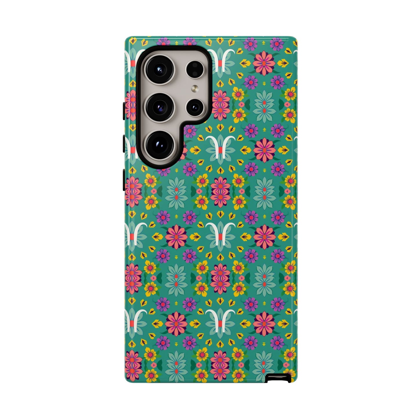 Tough Cases, Aquarius, Zodiac v4, Flower Pattern
