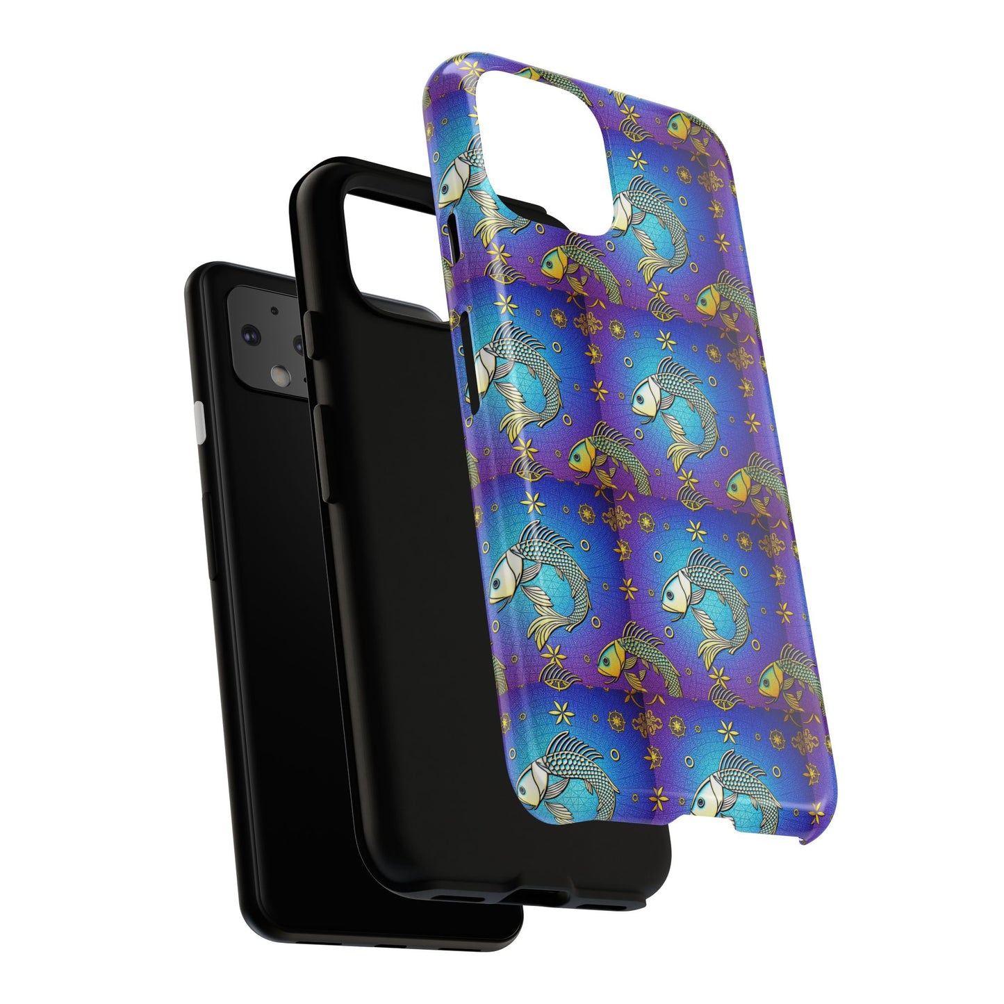 Tough Cases, Pisces, Zodiac v2, Metal Pattern