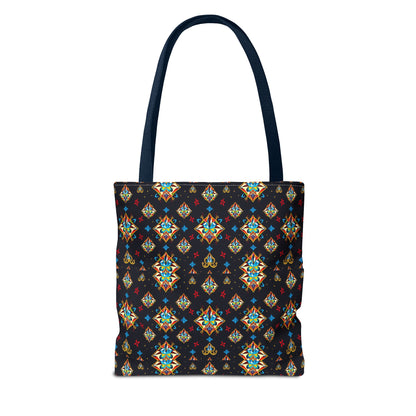 Tote Bag (AOP), Sagittarius, Zodiac v1, Jewel Pattern