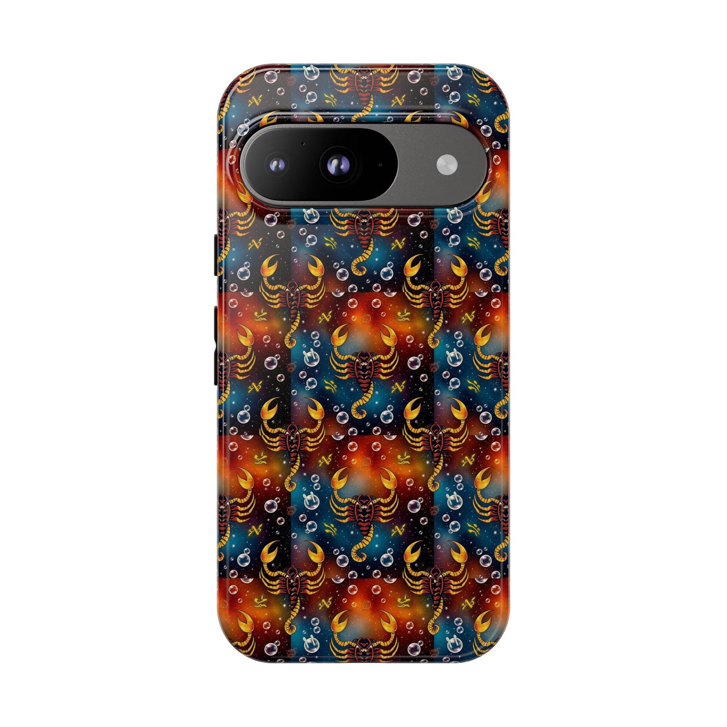 Tough Cases, Scorpio, Zodiac v2, Bubble Pattern