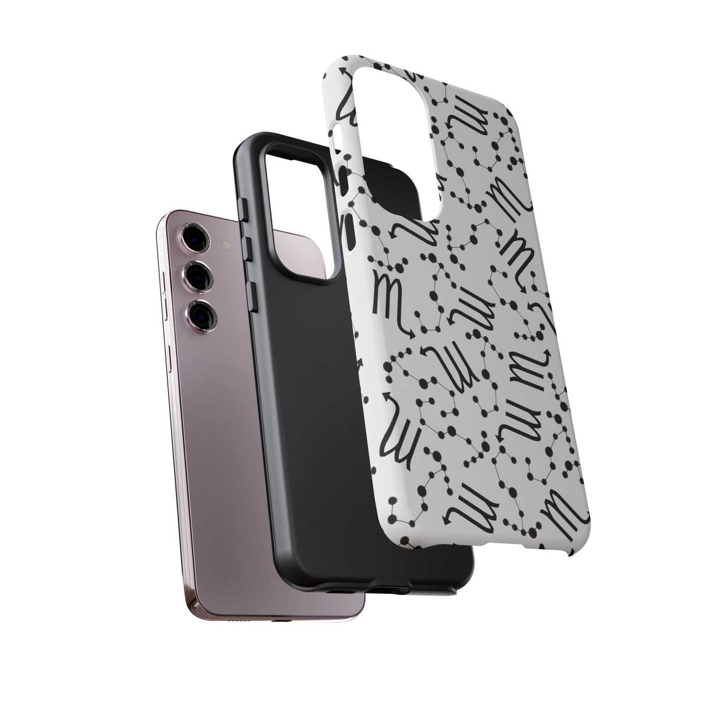 Tough Cases with the Scorpio Zodiac sign for iPhone, Samsung Galaxy, and Google Pixel devices