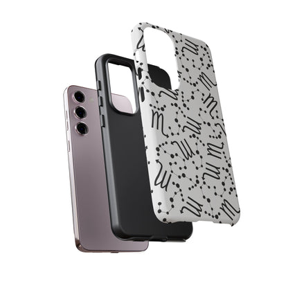 Tough Cases with the Scorpio Zodiac sign for iPhone, Samsung Galaxy, and Google Pixel devices