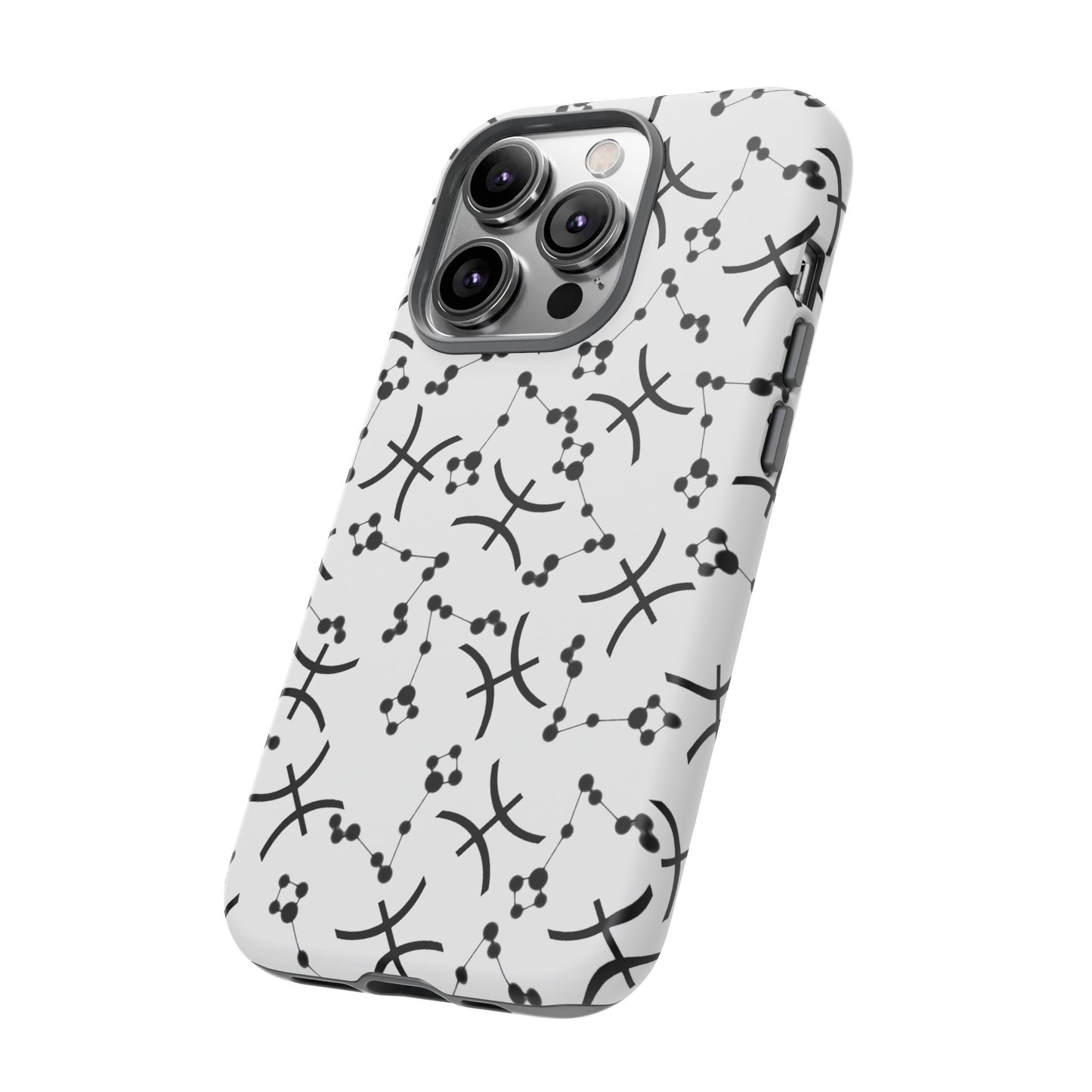 Tough Cases with the Pisces Zodiac sign for iPhone, Samsung Galaxy, and Google Pixel devices
