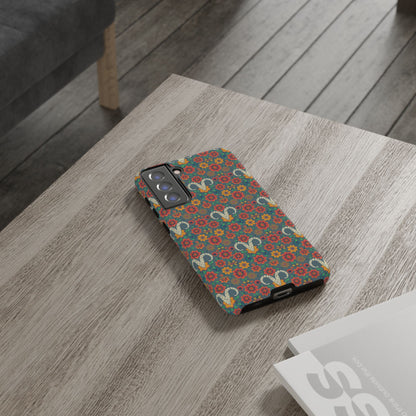 Tough Cases, Aries, Zodiac v3, Flower Pattern