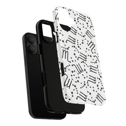 Tough Cases with the Scorpio Zodiac sign for iPhone, Samsung Galaxy, and Google Pixel devices