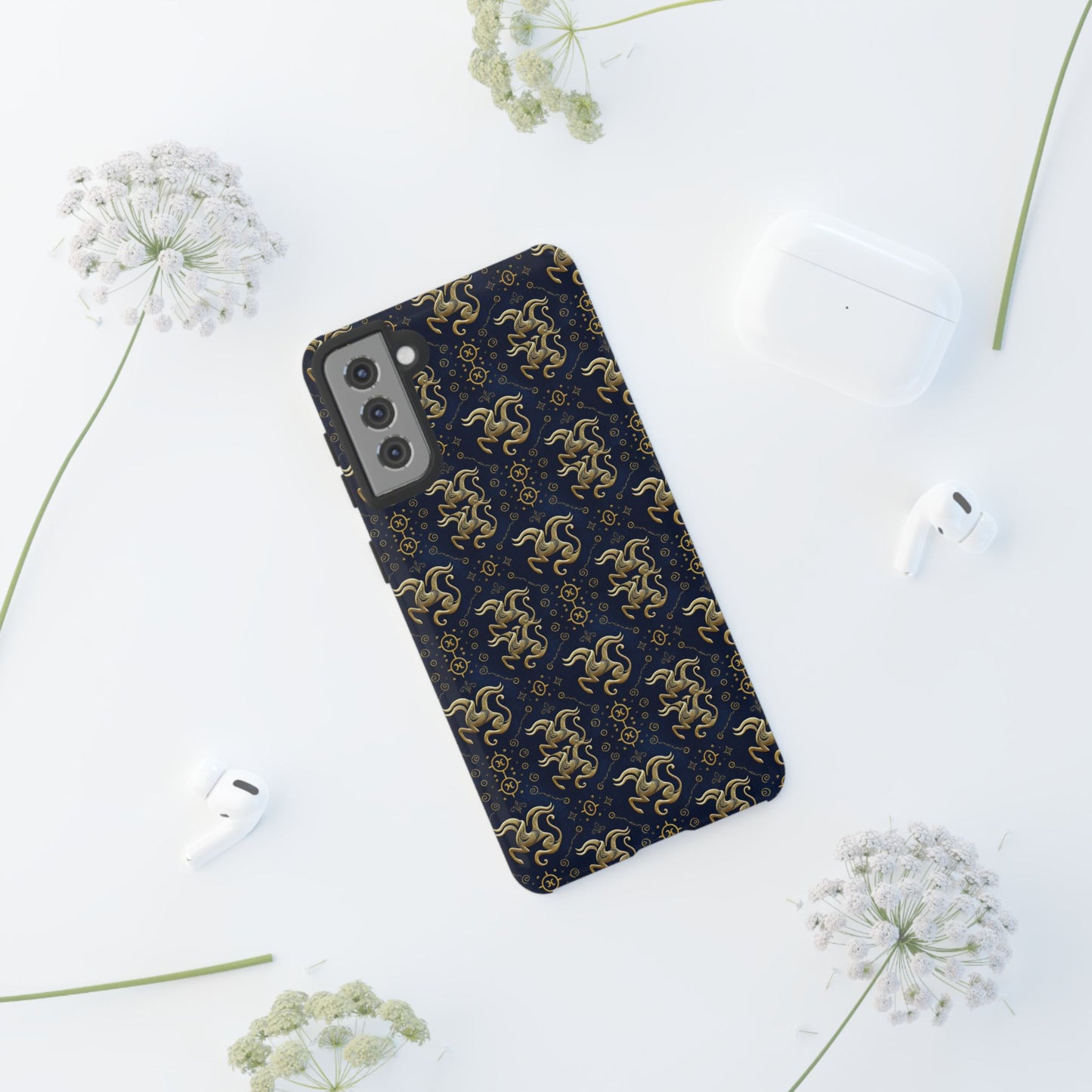 Tough Cases, Aquarius, Zodiac v2, Metal Pattern